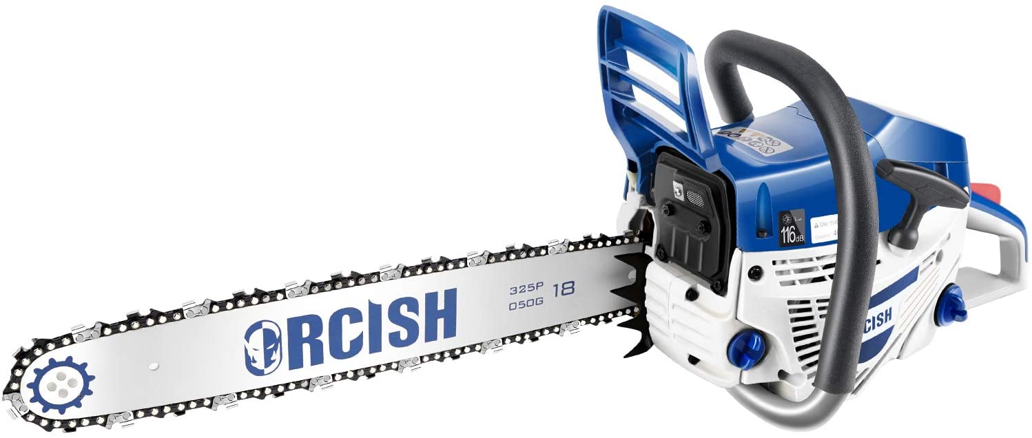 ORCISH 52cc 2-Cycle 18-Inch Gas Powered Chainsaw