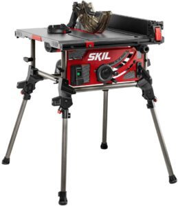SKIL 15 Amp 10 Inch Table Saw with Stand-