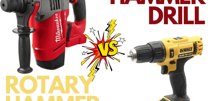 rotary hammer vs hammer drill cover image