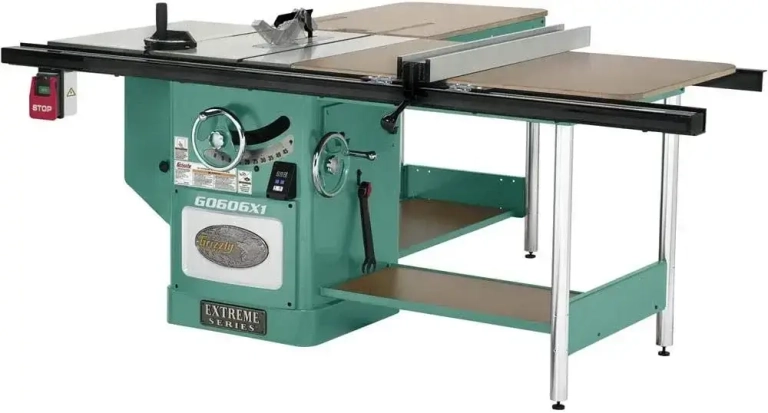 2. Grizzly Industrial G0606X1-12 inch 7-0.5 HP 3-Phase Extreme Table Saw
